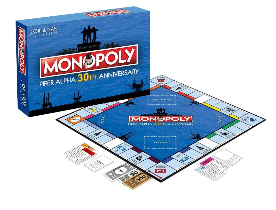 Monopoly Oil & Gas Edition (30th Anniversary Piper Alpha), Hobbies