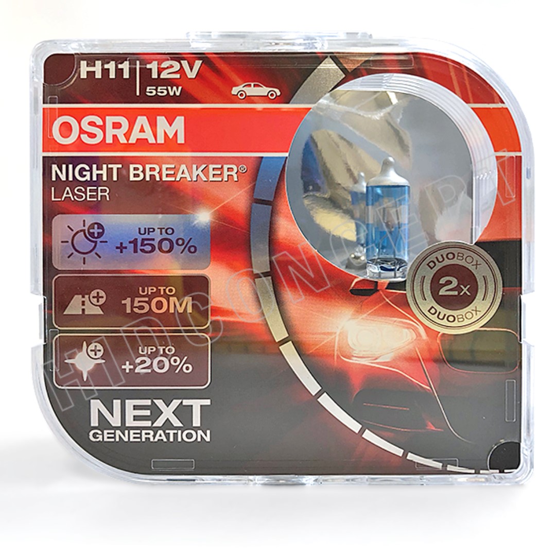 New Osram Night Breaker Laser H11 Car Accessories Accessories On Carousell