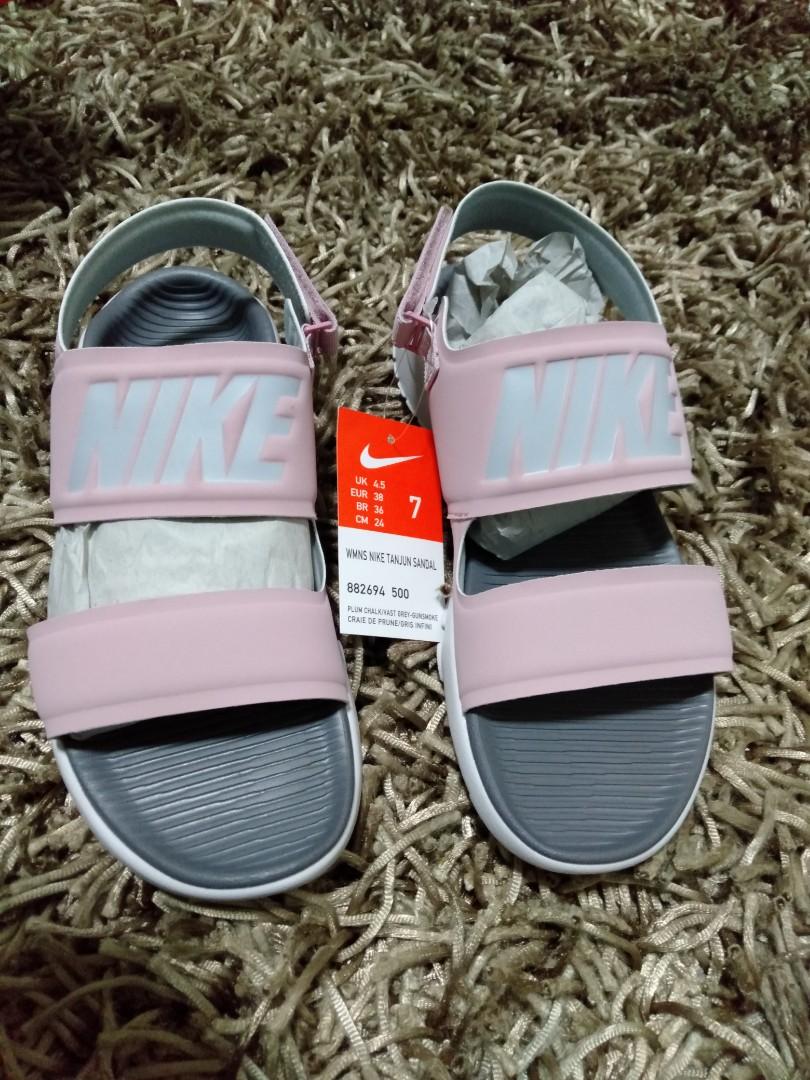 Hot pink nike tanjun sandals discount