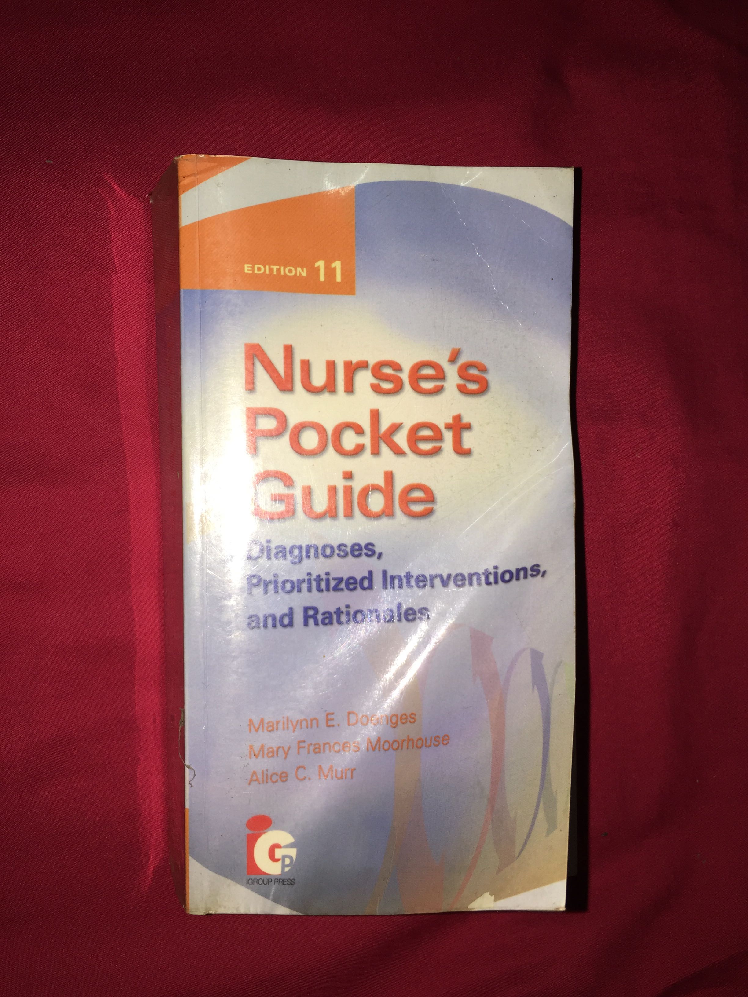 Nurse S Pocket Guide 11th Edition Doenges Moorhouse Murr Books Books On Carousell
