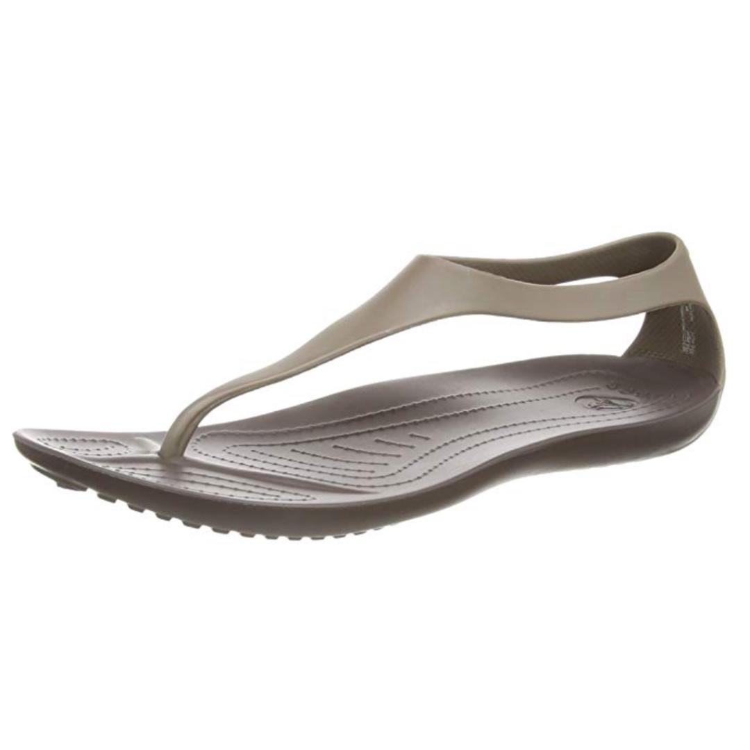 dark brown crocs