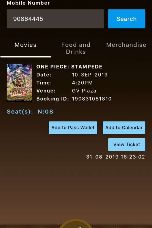 One Piece Stampede Ticket Entertainment Gift Cards Vouchers On