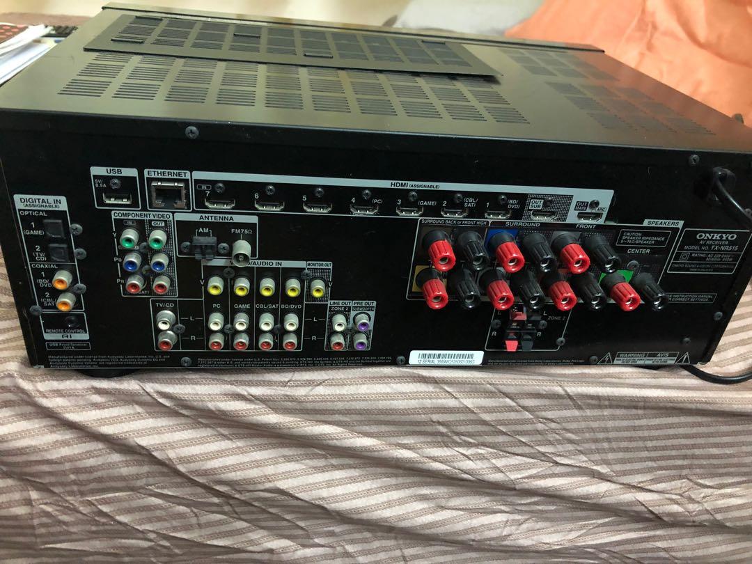 ONKYO Amplifier NR TX 515 , Audio, Soundbars, Speakers & Amplifiers on