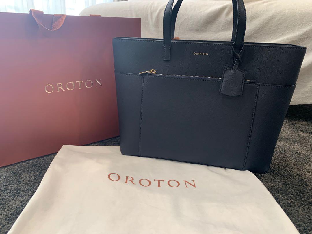 MYCYBERSALE OROTON brand new BN maison navy blue shopper tote with original tag