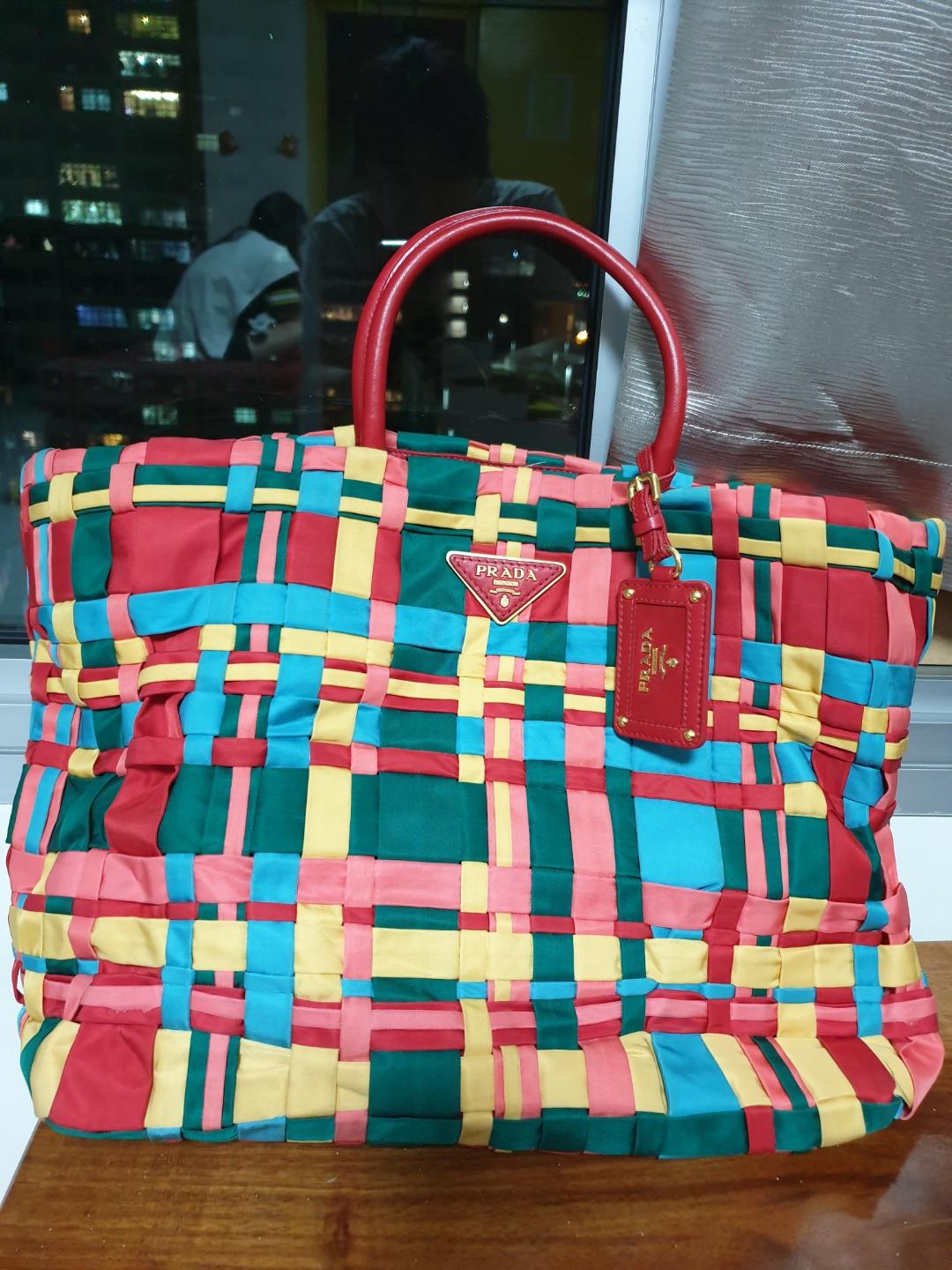 prada multicolor handbags