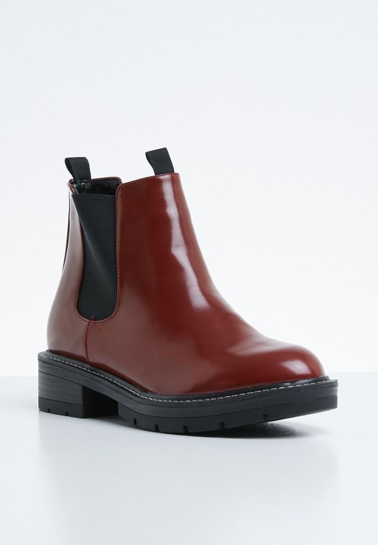 Public desire burgundy boots online