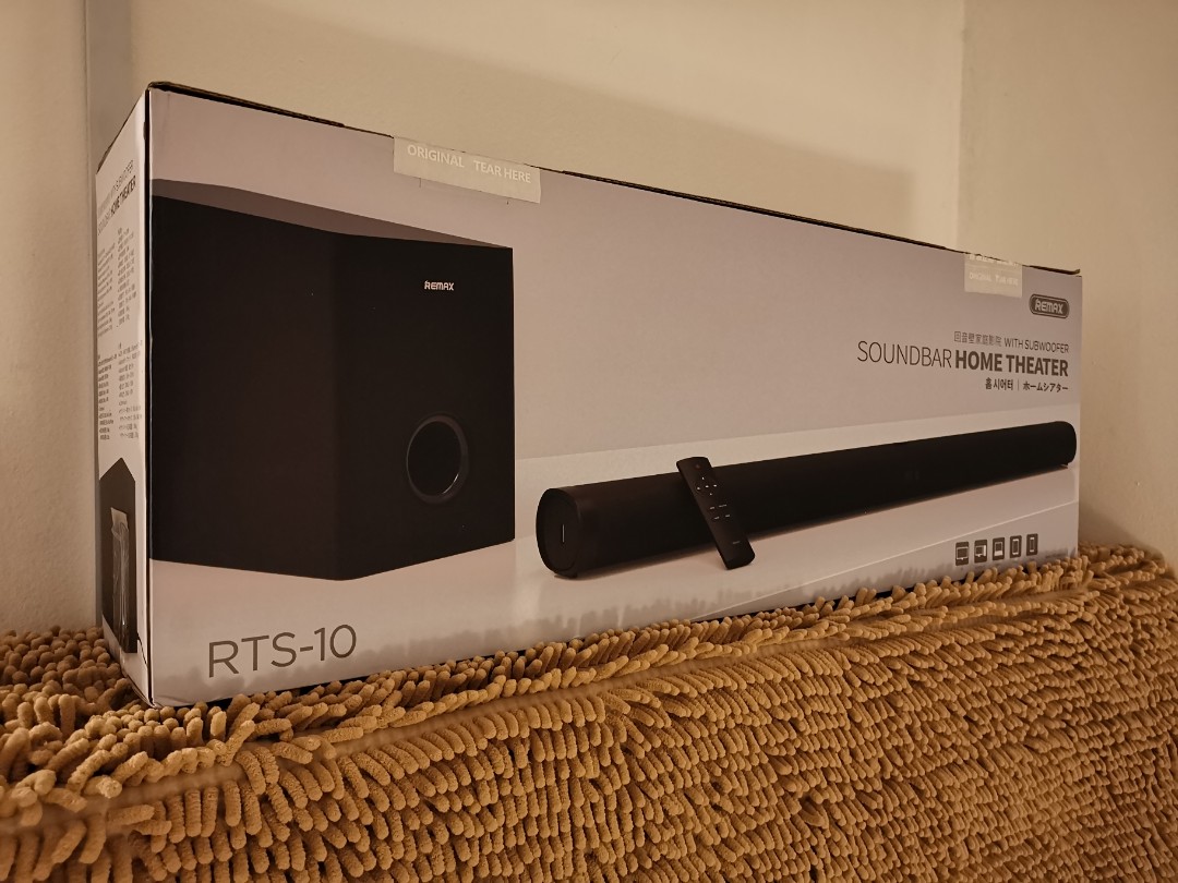Remax RTS 10 Soundbar with Subwoofer Audio Soundbars Speakers