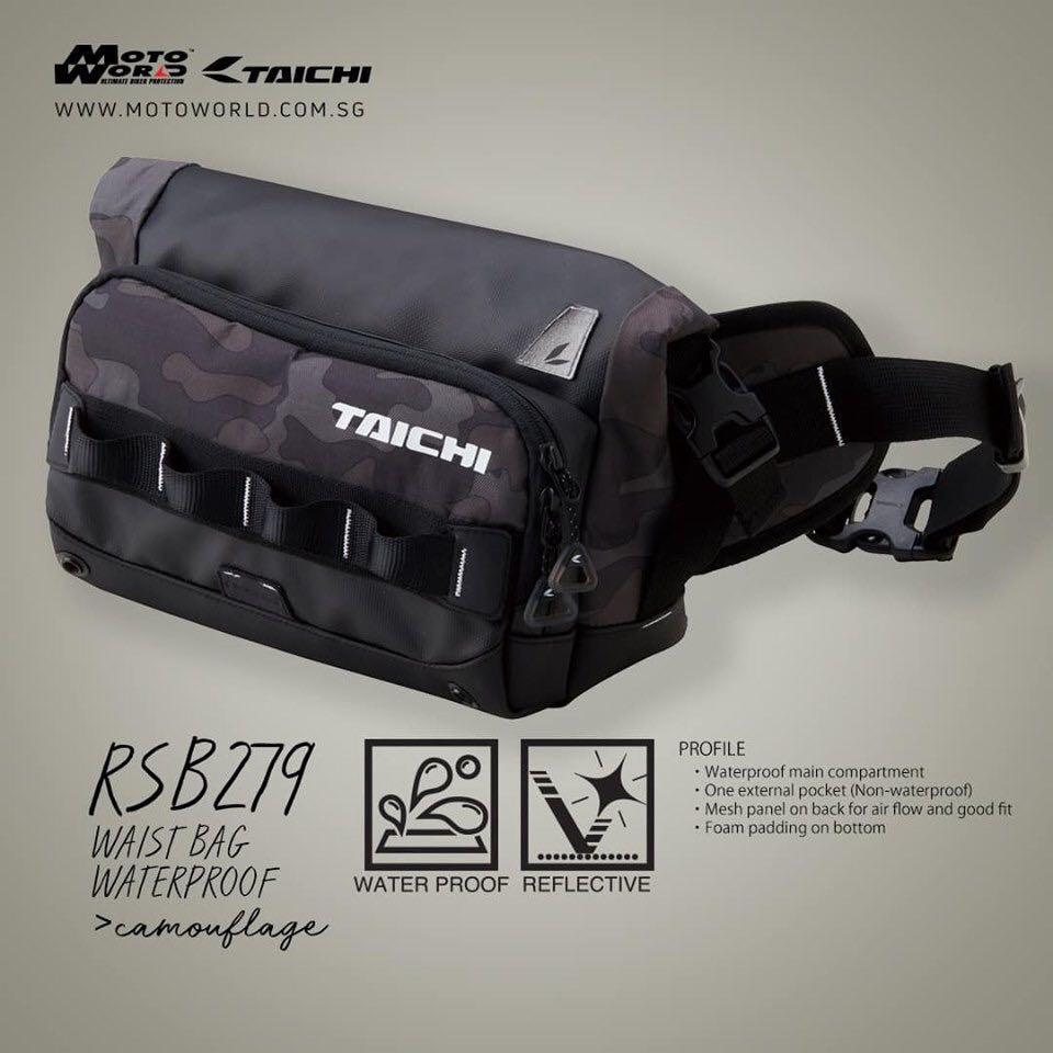 RS Taichi Waterproof Waist Bag RSB279 for Motorcycle Bicycle Men s Fashion Bags Belt bags Clutches and Pouches on Carousell