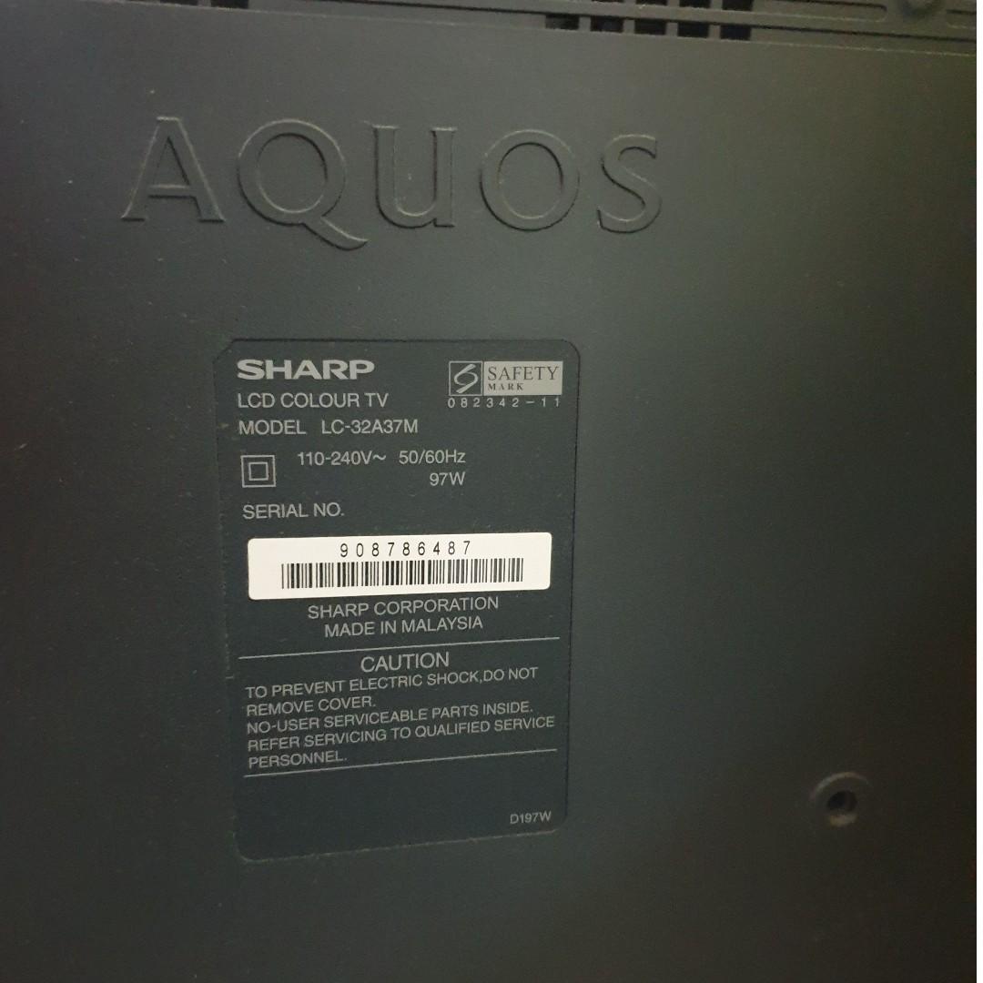 SHARP LCD TV, TV & Home Appliances, TV & Entertainment, TV on Carousell