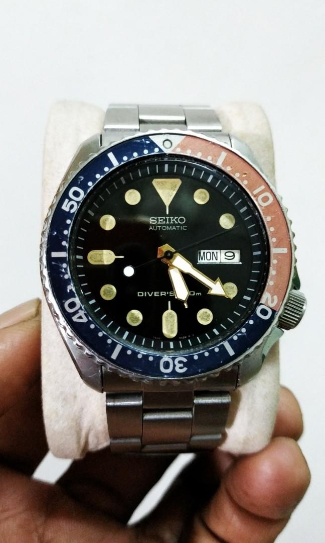 Skx007 mod patina dial ori Men s Fashion Watches Accessories Watches on Carousell
