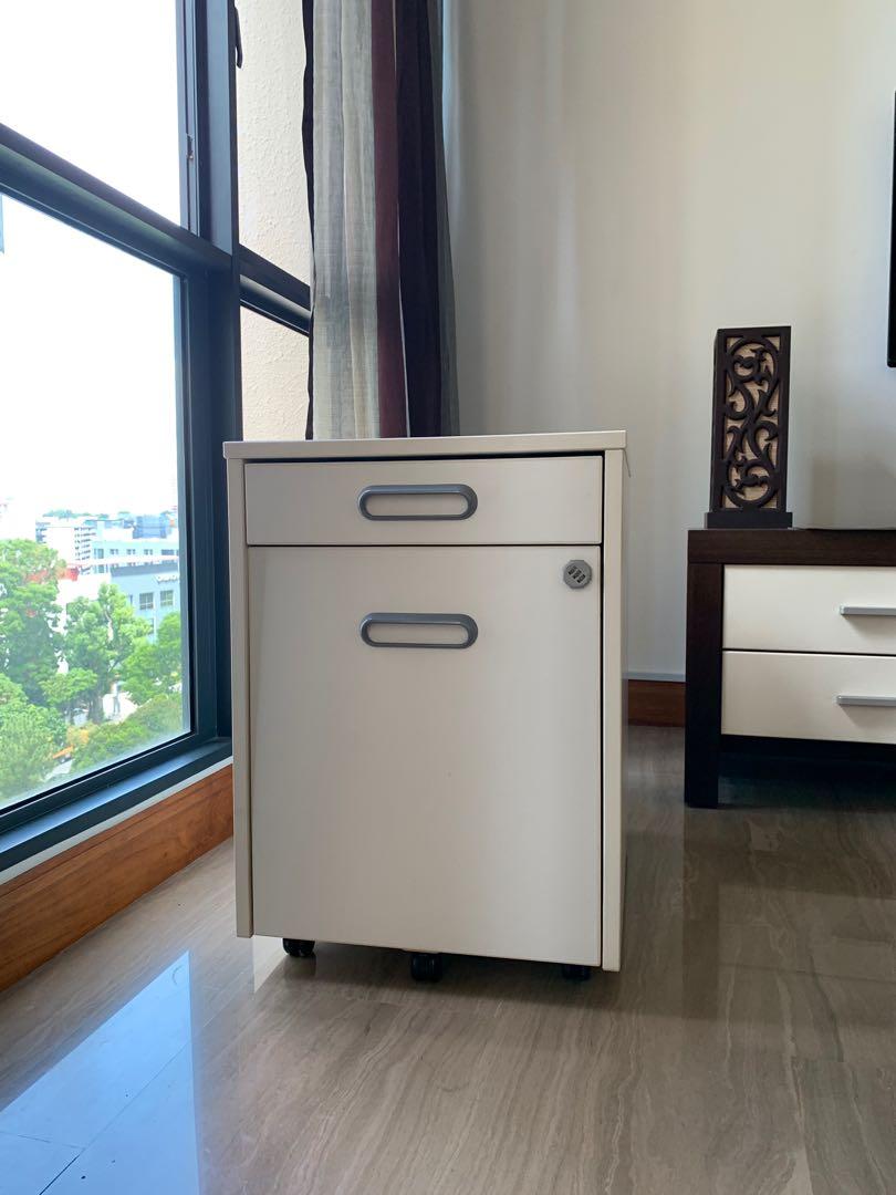 Small Cabinet On Rollers Furniture Shelves Drawers On Carousell