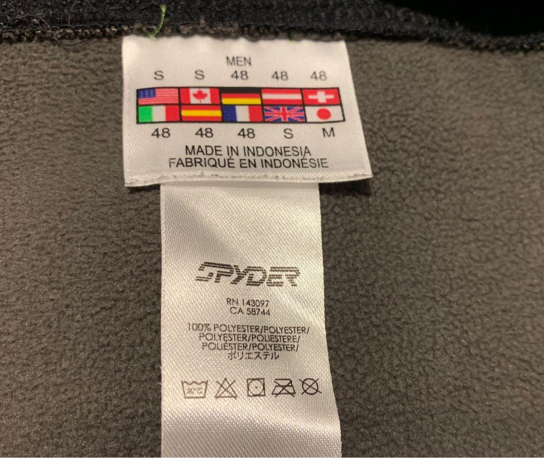 SPYDER men s outbound half zip jacket olive red Sports Equipment Sports Games Water Sports on Carousell