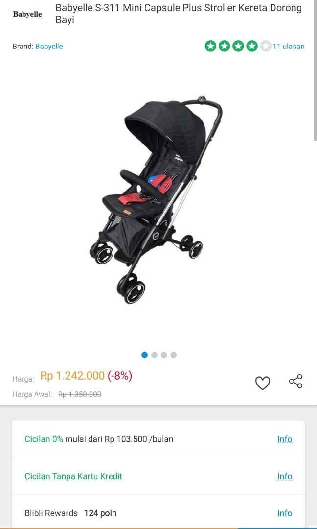 harga stroller baby elle mini capsule