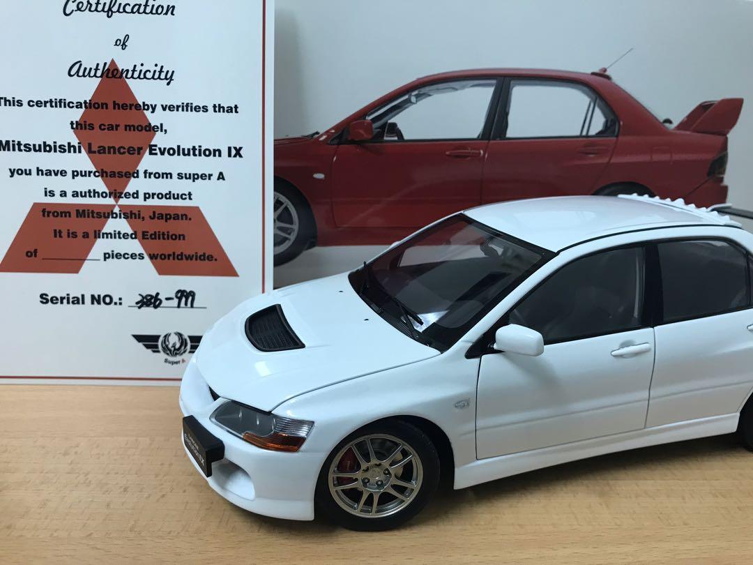 Super A 1 18 Mitsubishi Lancer Evo 9 Gsr White Toys Games Others On Carousell Super A 1 18 Mitsubishi Lancer Evo 9 Gsr White Toys Games Others On Carousell