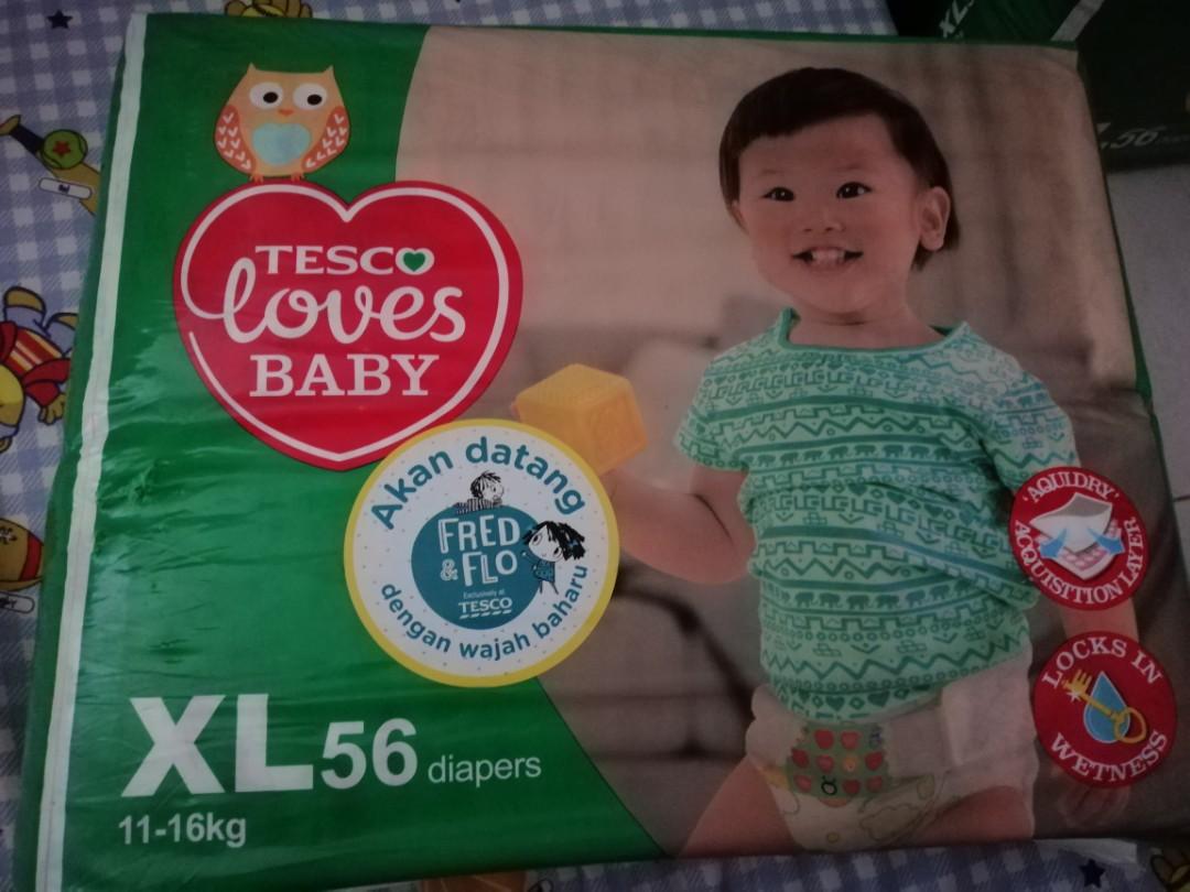 Tesco diapers, Babies & Kids, Bathing & Changing, Diapers & Baby Wipes