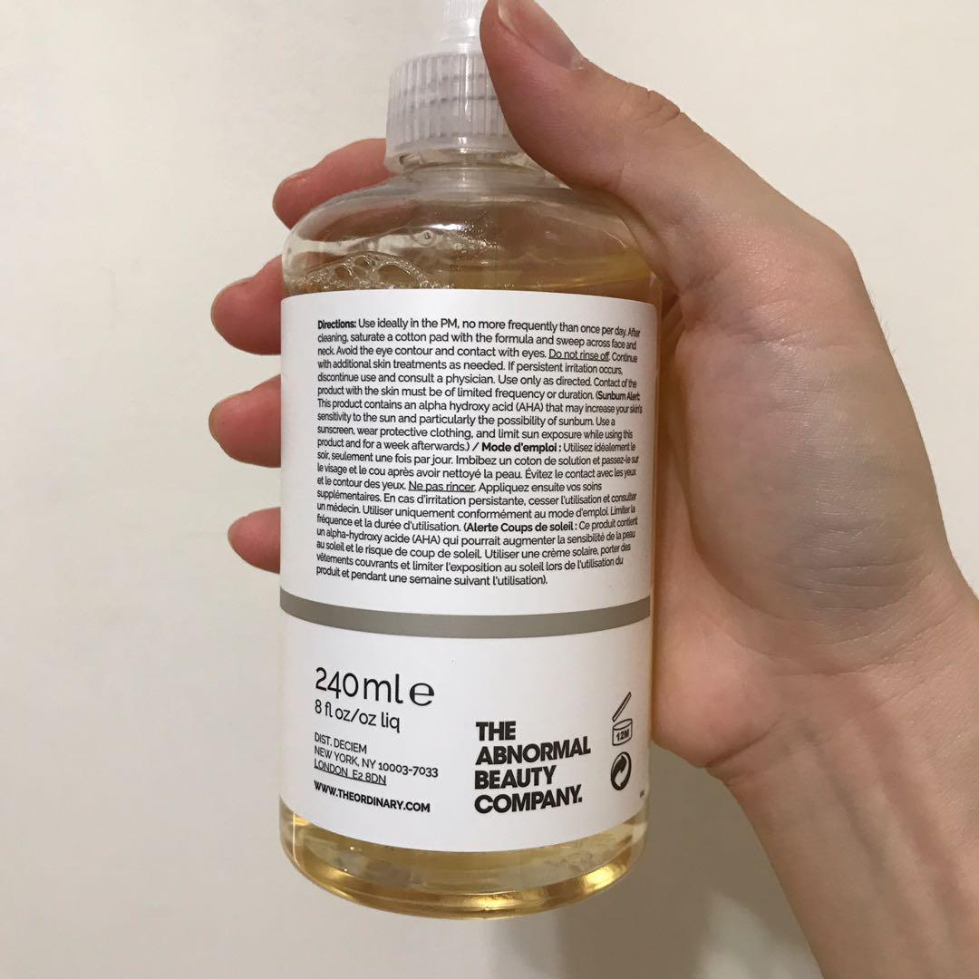 The Ordinary 甘醇酸化妝水 美妝保養 身體清潔保養在旋轉拍賣