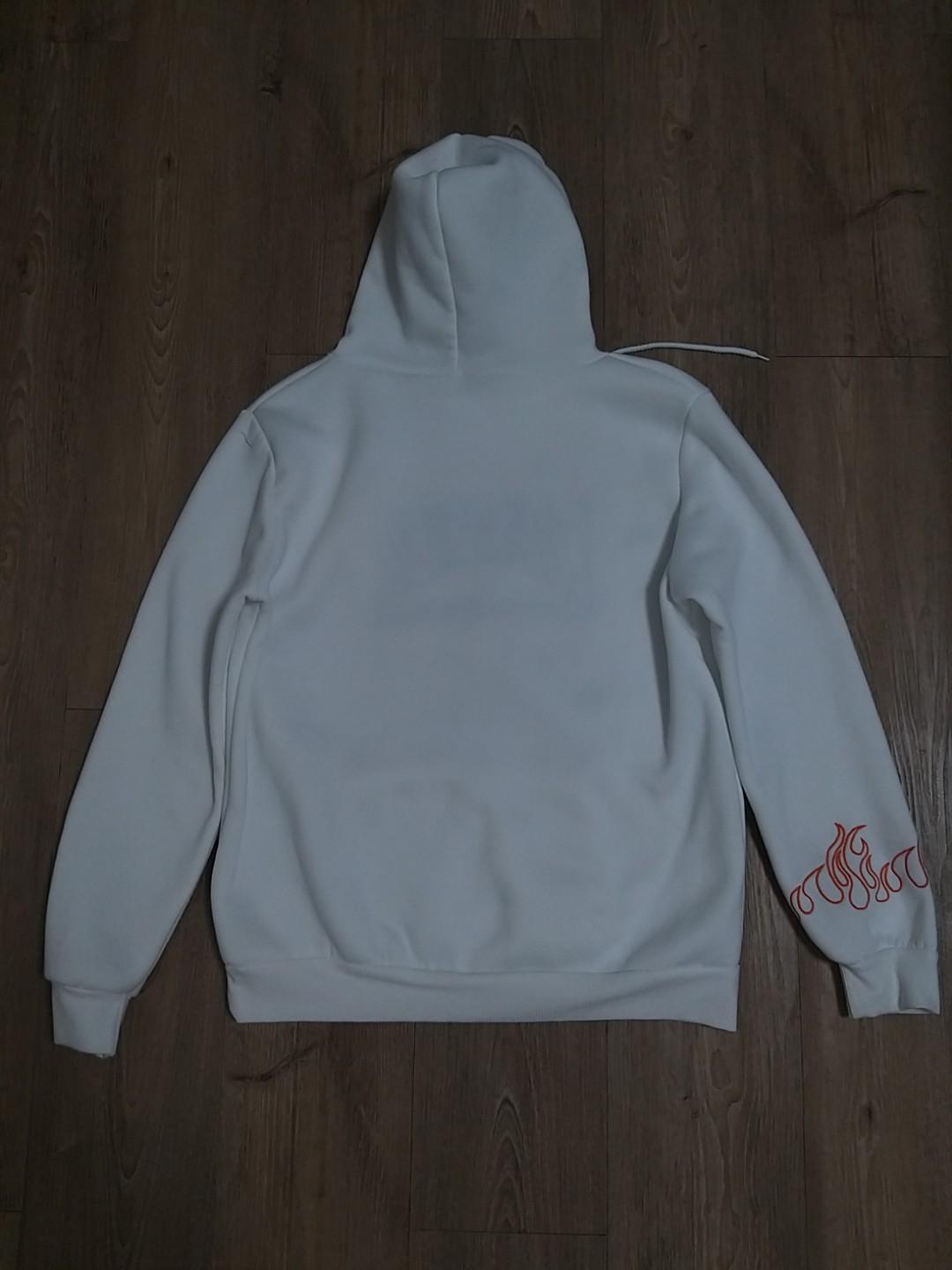 Thrasher hoodie white