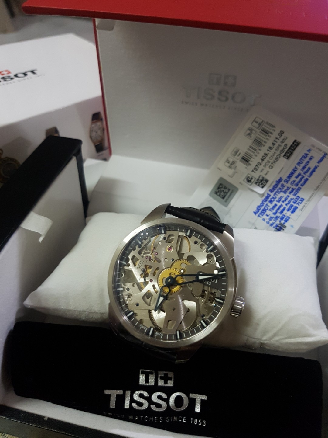 Tissot skeleton watch malaysia sales