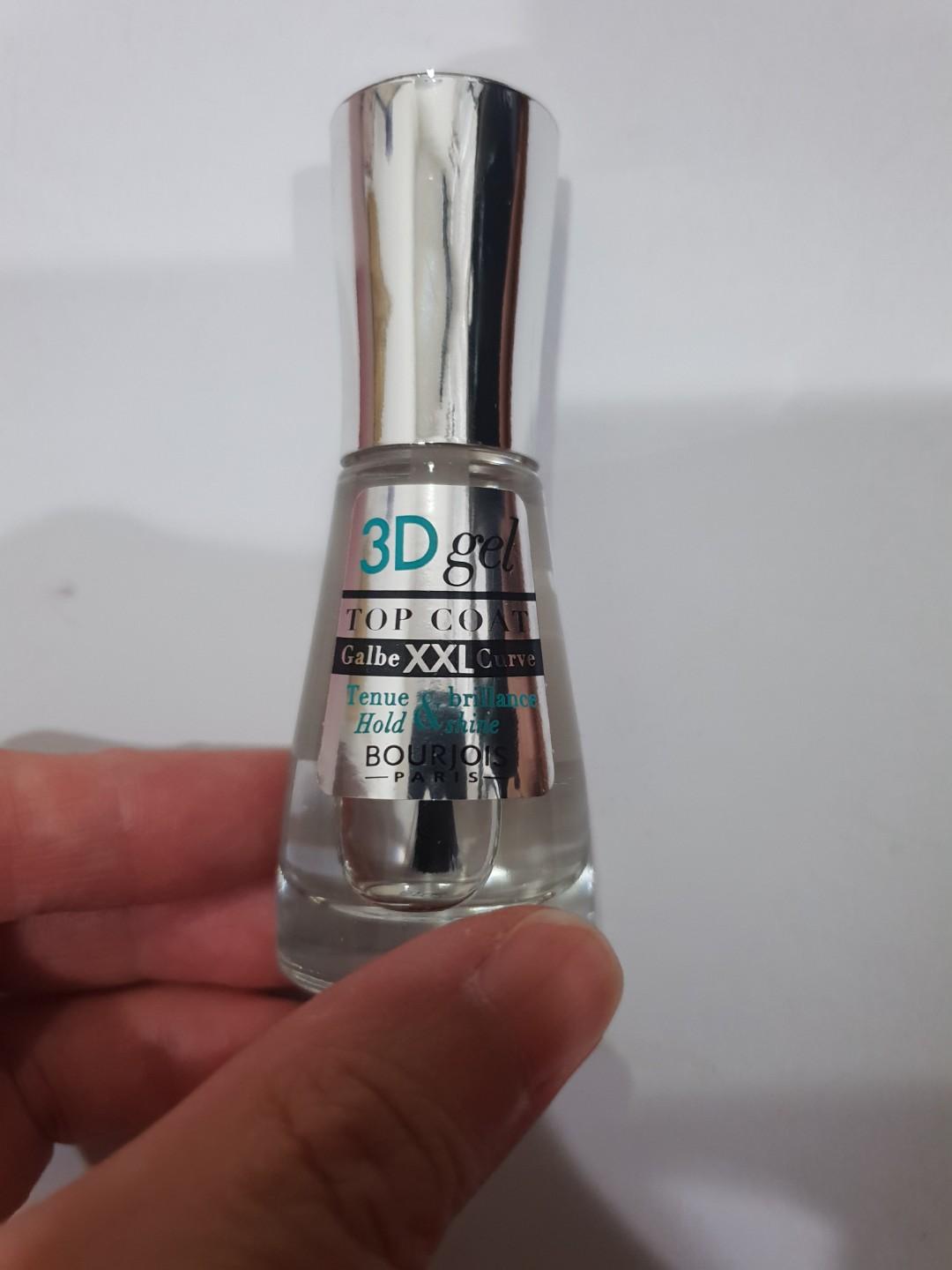 Top Coat 3d Gel Bourjois Galbe Xxl Curve Health Beauty Hand Foot Care On Carousell