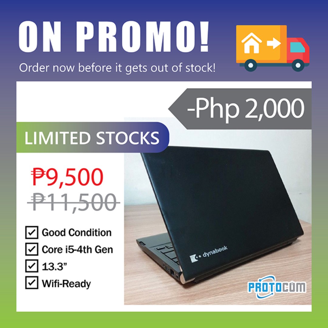 PC/タブレット ノートPC Toshiba Dynabook R734/K (Slim & Portable Type) Core i5-4th Gen 