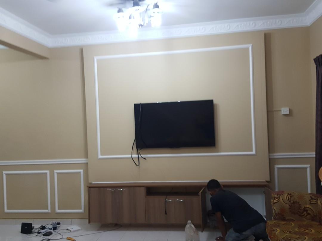 Tv Cabinet Wainscoting Panel Home Furniture Home Decor On