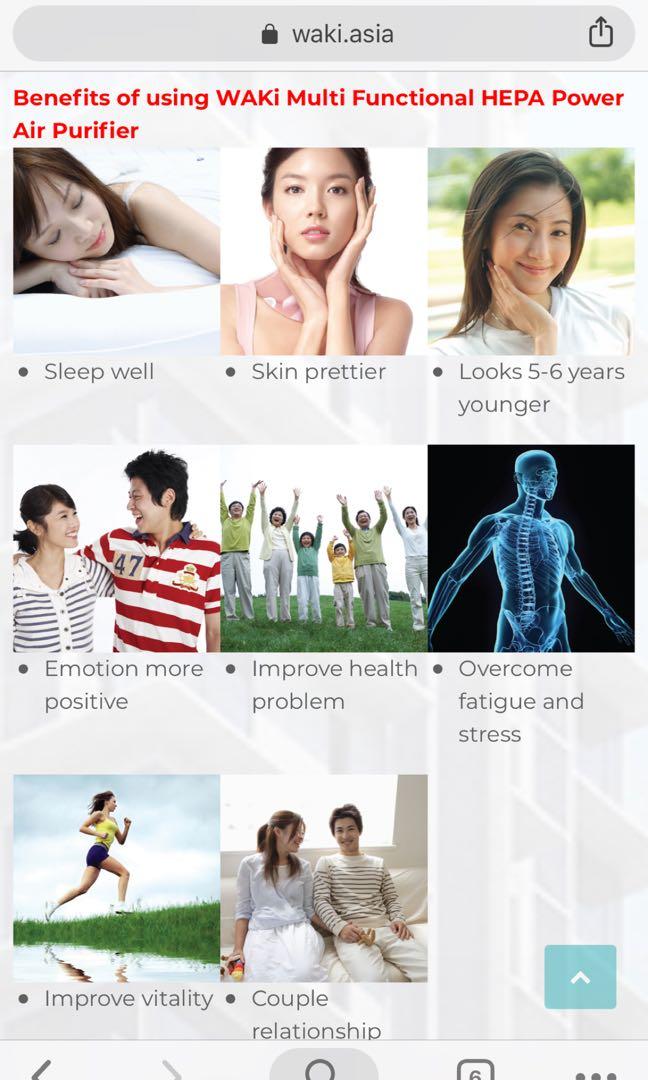 WKA2024 WAKi Multi Functional HEPA Power Air Purifier, TV & Home Appliances, Air Conditioning