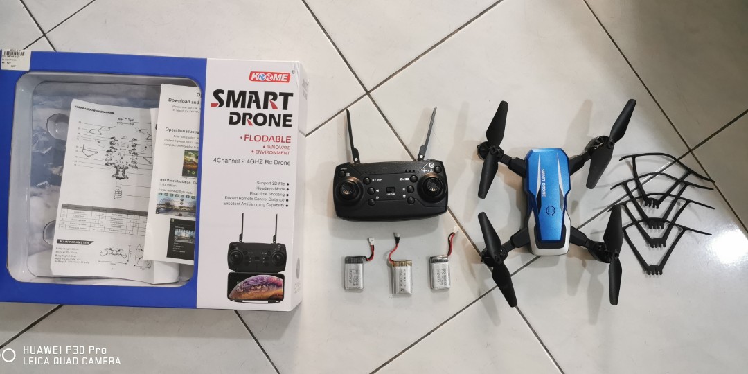 WTS JUAL Drone with wifi camera 480p FPV foldable KOOME model K2C