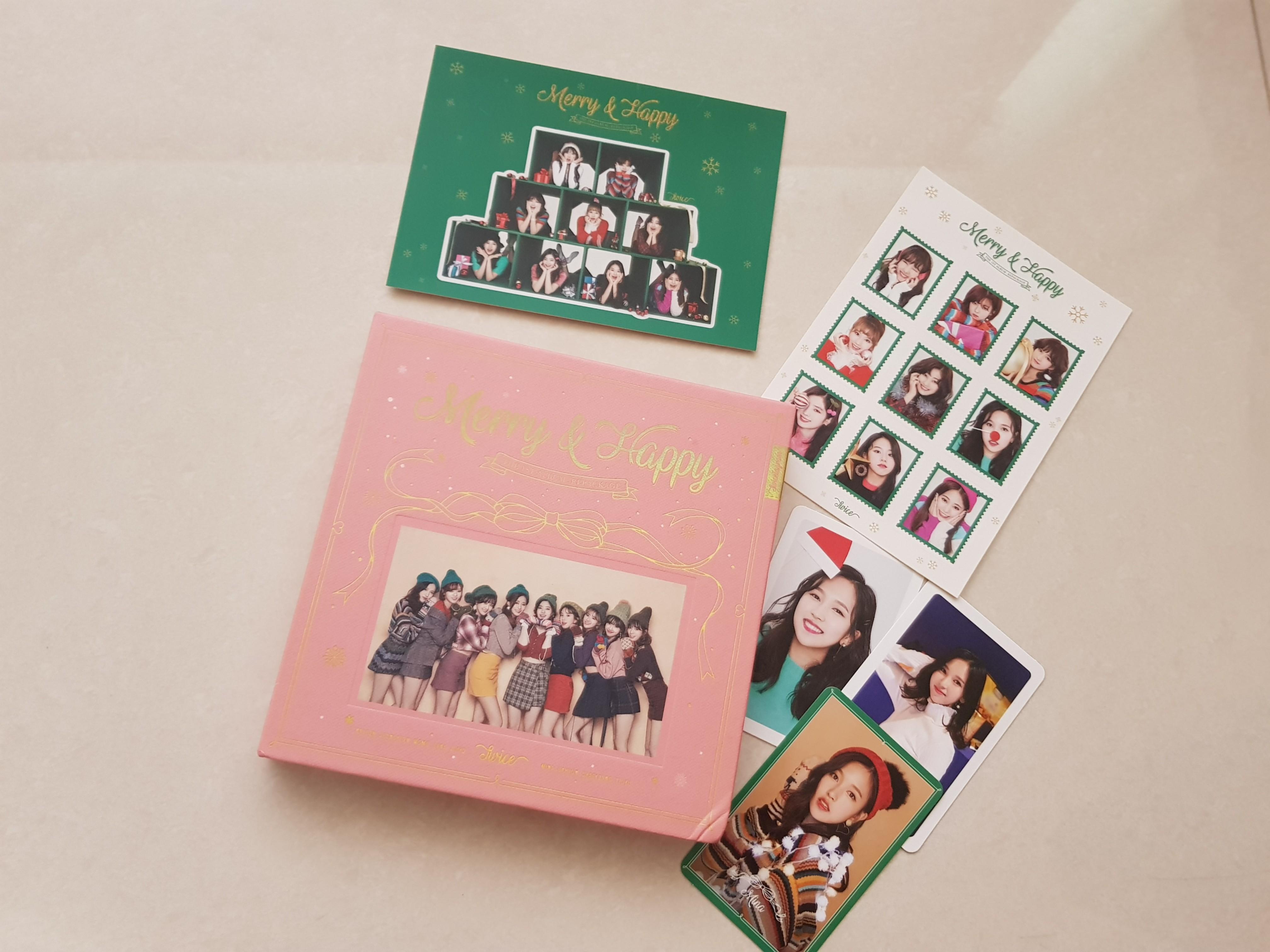 Wts Twice Merry And Happy Album Happy Ver Hobbies Toys Memorabilia Collectibles K Wave On Carousell