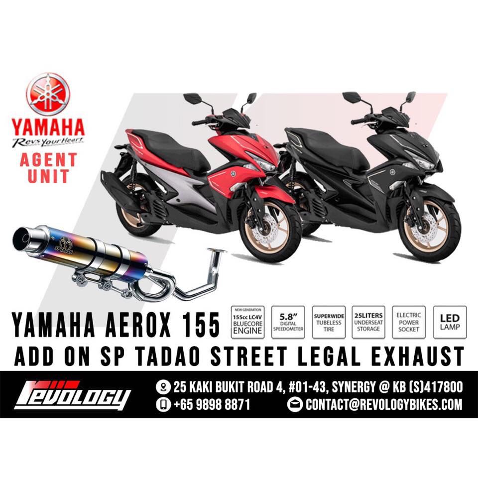 Yamaha Aerox Sp Tadao Exhaust Promo Motorcycles Motorcycles For Sale Class 2b On Carousell