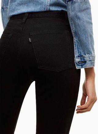 Levi’s Wedgie Ultra Black - exclusive to Aritzia