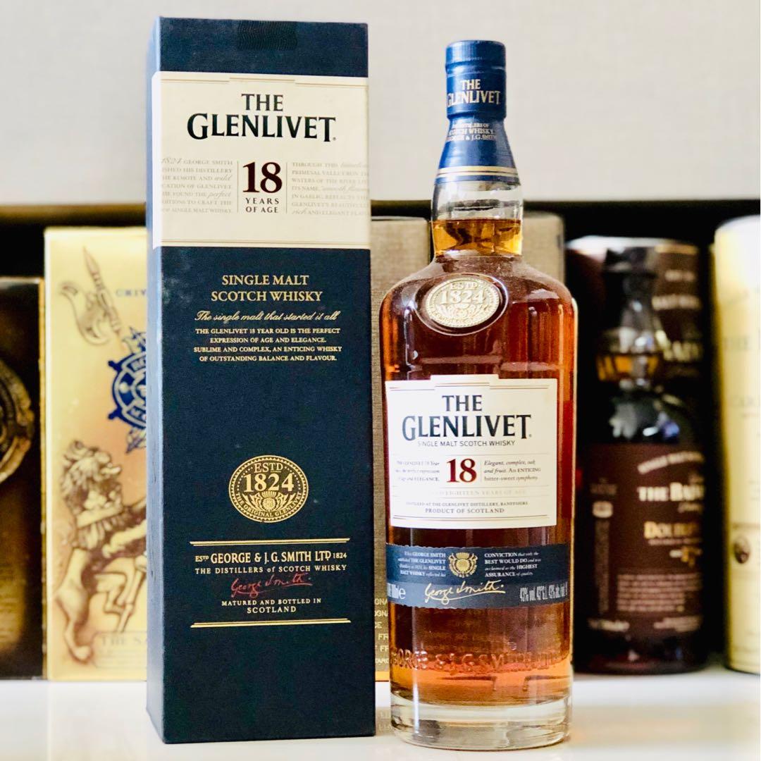 ウイスキー THE GLENLIVET 18 Year 1L 43% Glenlivet 18 Year Old