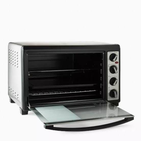 48L 3-in-1 oven (Category: Cookware & Accessories) located in Manila. Submitted by yourimarflexdealer (Listing ID 250733521, Image 2). Description: 3-in-1 Convection & Rotisserie Oven 48 Liters Capacity Turbo Broiler Convection Stainless Steel Housing & Door Frame 2 Enamel Coated Baking Trays and 2 Grill Racks 230 Voltage 2000 Wattage IT-480CRS.