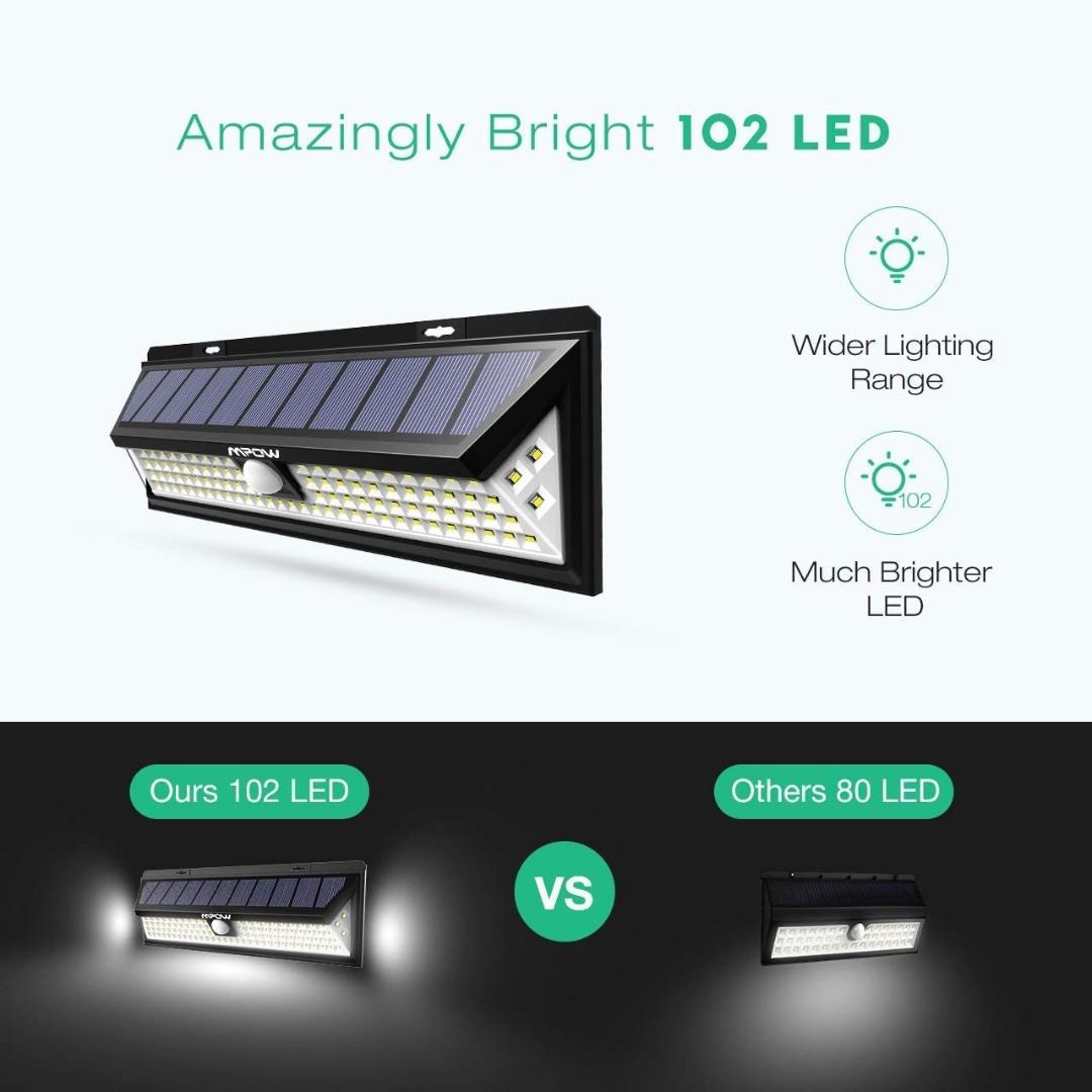 Mpow 102 led solar hot sale lights