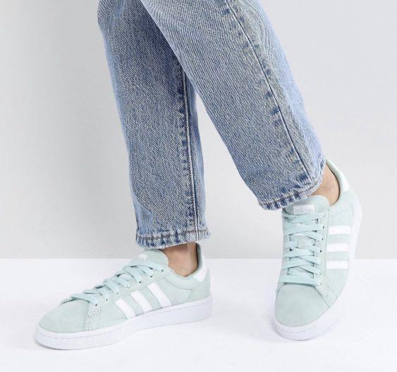 adidas campus mint green