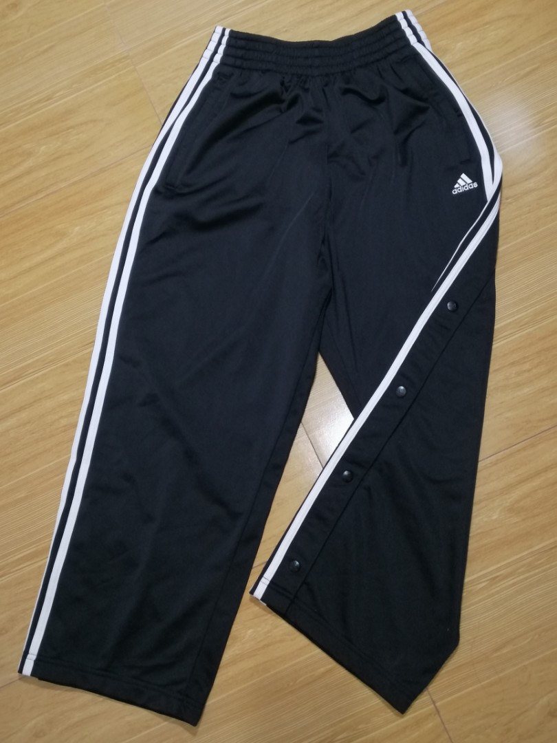 Adidas Side Button Track Pants Tracksuit Bottoms RED  UK8  eBay