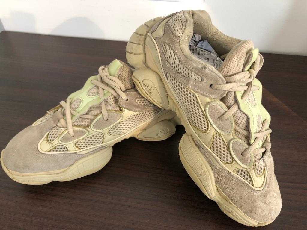 Ori adidas Yeezy 500 Super Moon Yellow Original Sneakers