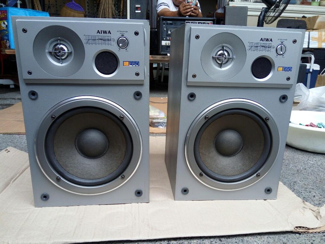 Aiwa E60 Bookshelf Speaker From Japan On Carousell