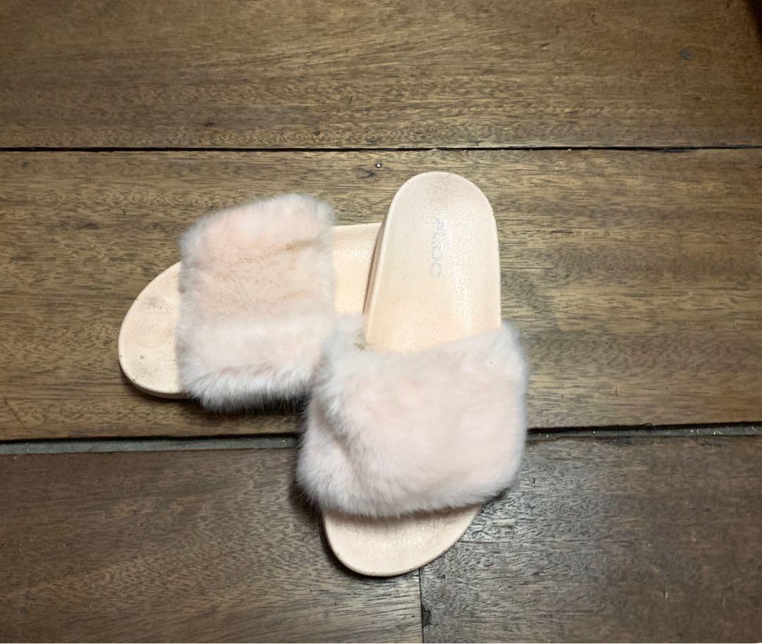 aldo fur slides