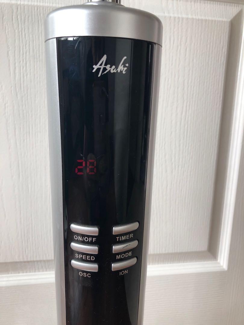 Asahi Electric Fan w remote, Furniture & Home Living, Lighting & Fans
