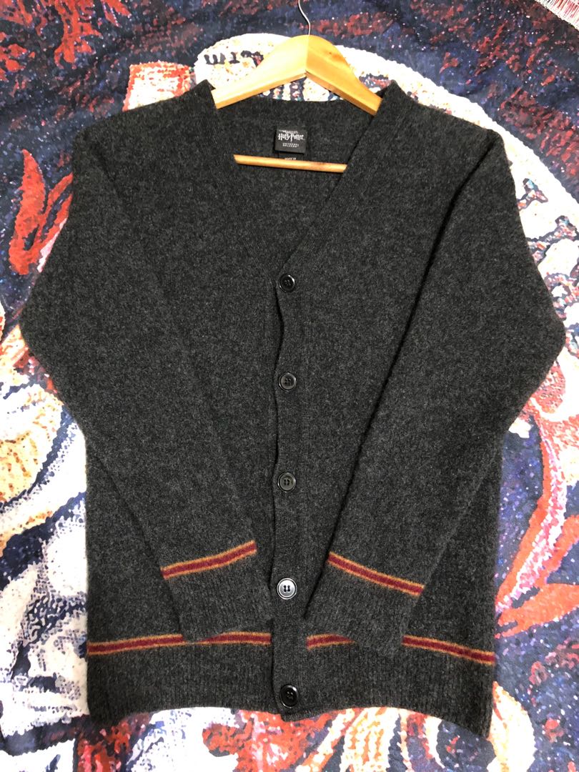 Authentic Harry Potter Gryffindor Adult Cardigan Men s Fashion