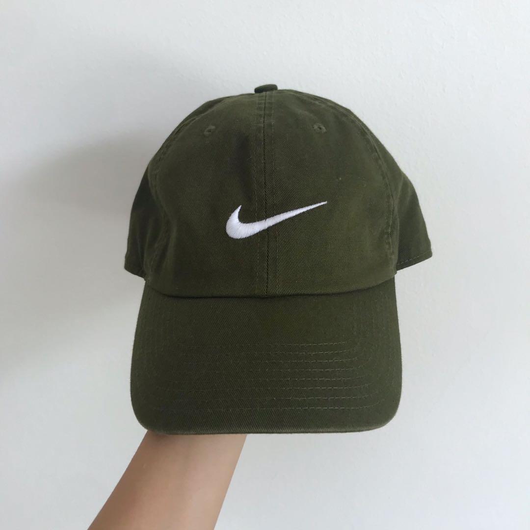army green nike hat