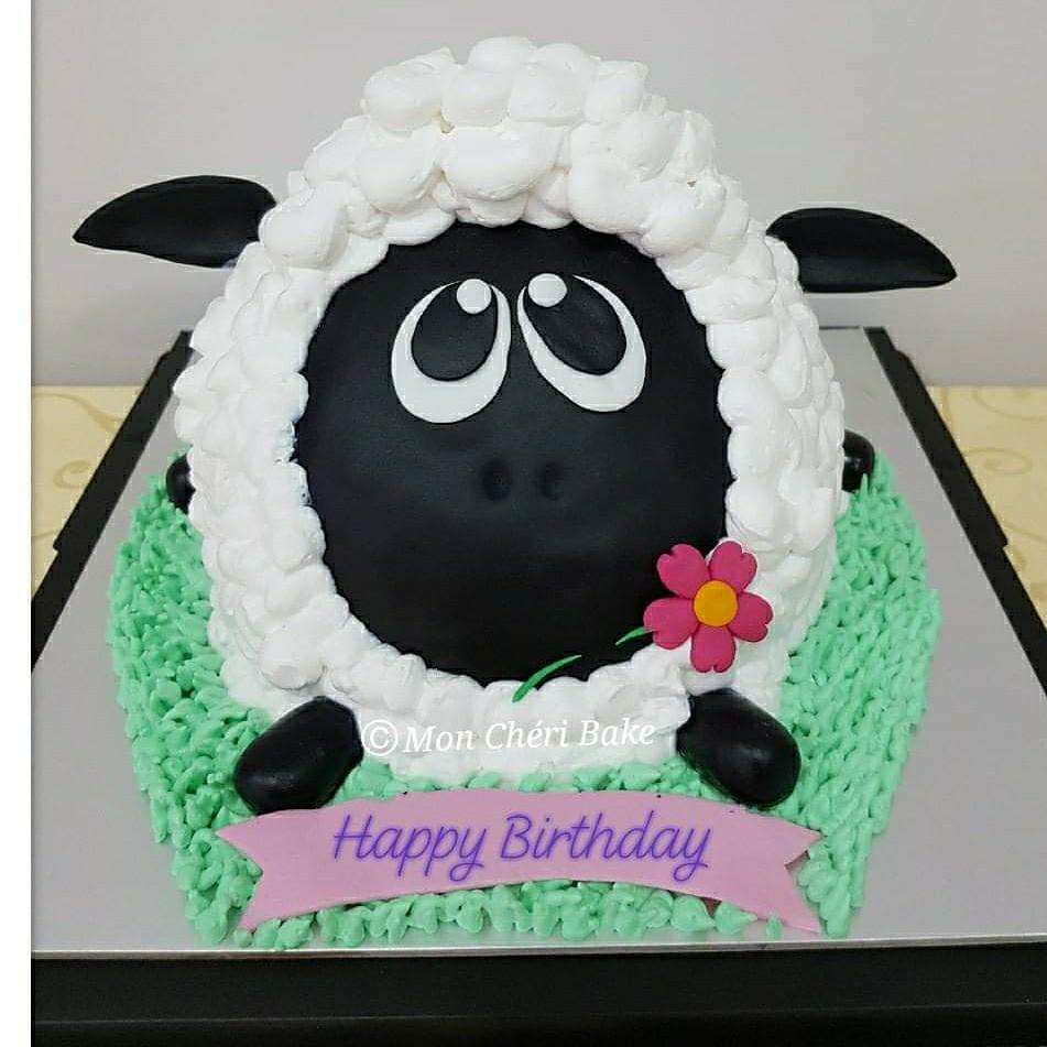 Not Just Desserts by Sabina - Baa, baa, black sheep, have you any wool? Yes  sir, yes sir, three bags full. 🐑 #notjustdesserts #njd #desserts #cakes  #customisedcakes #cakesmumbai #cakedecorating | Facebook