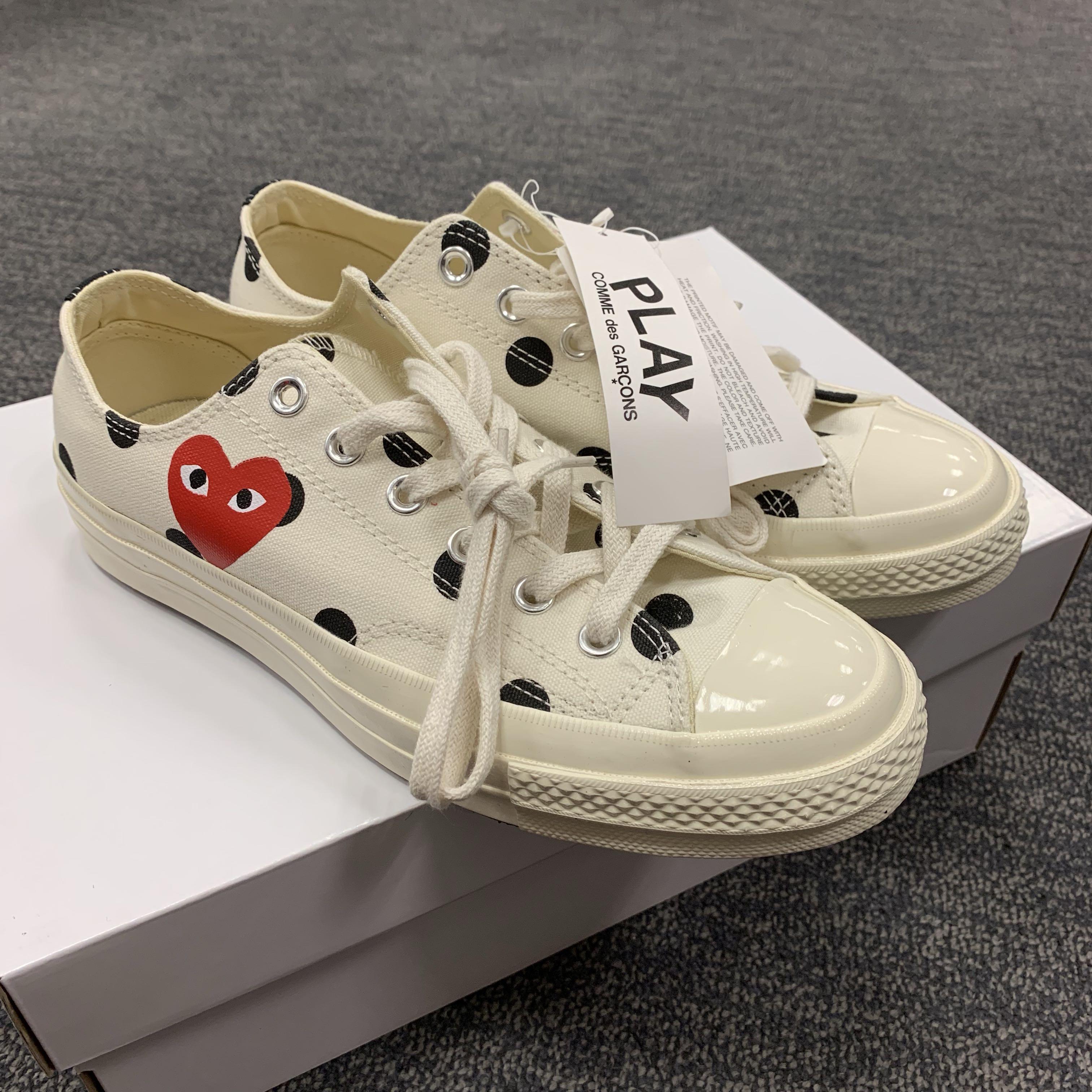 hardware Relaterede Det BN] CDG PLAY x Converse Polka Dot Chuck Taylor, Women's Fashion, Footwear,  Sneakers on Carousell