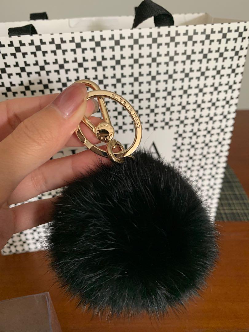 Furla bubble pom pom keyring sale