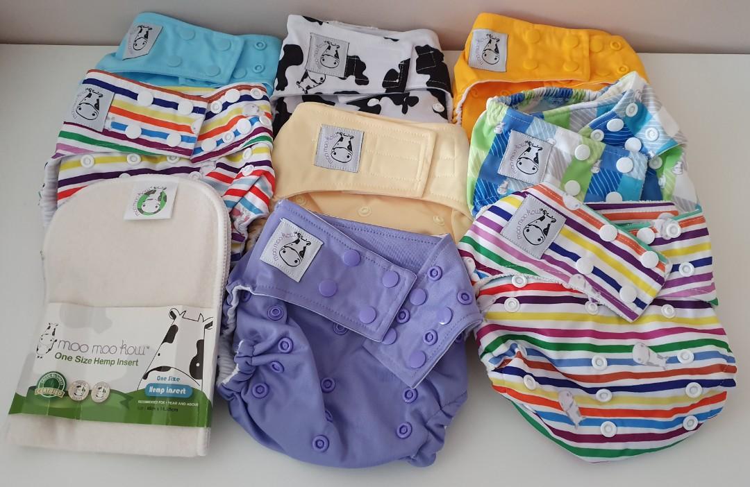 Brand New Moo Moo Kow Cloth Diapers Inserts And Liners Babies
