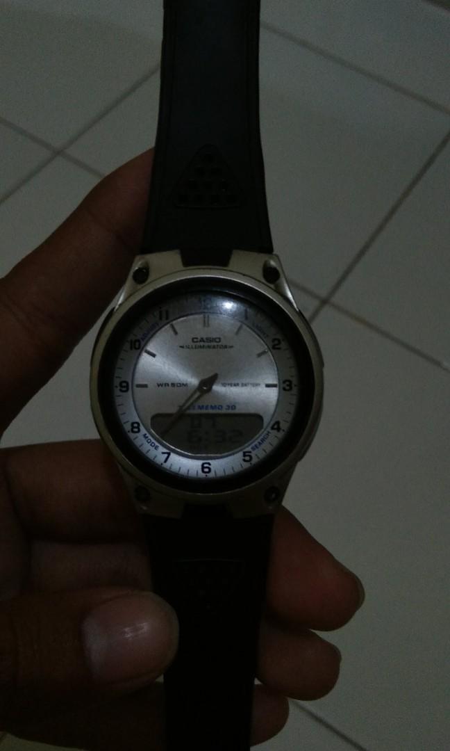 Cara setting jam casio illuminator telememo 30 top