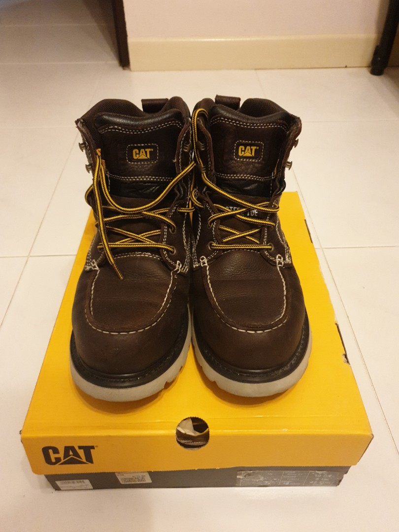 Caterpillar steel toe boot Men s Fashion Footwear Boots on Carousell
