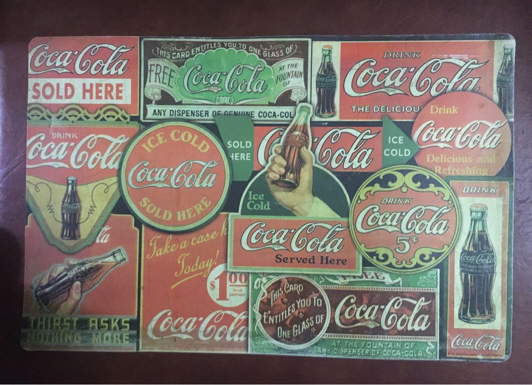 Coca Cola Placemat Furniture Home Living Kitchenware Tableware Coffee Tea Tableware On Carousell Coca Cola Placemat Furniture Home Living Kitchenware Tableware Coffee Tea Tableware On Carousell