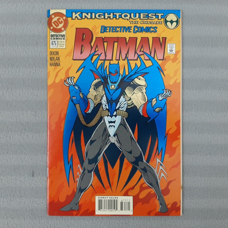 Detective Comics #675 - Batman Knightquest - Embossed Cover, Hobbies &  Toys, Books & Magazines, Comics & Manga on Carousell