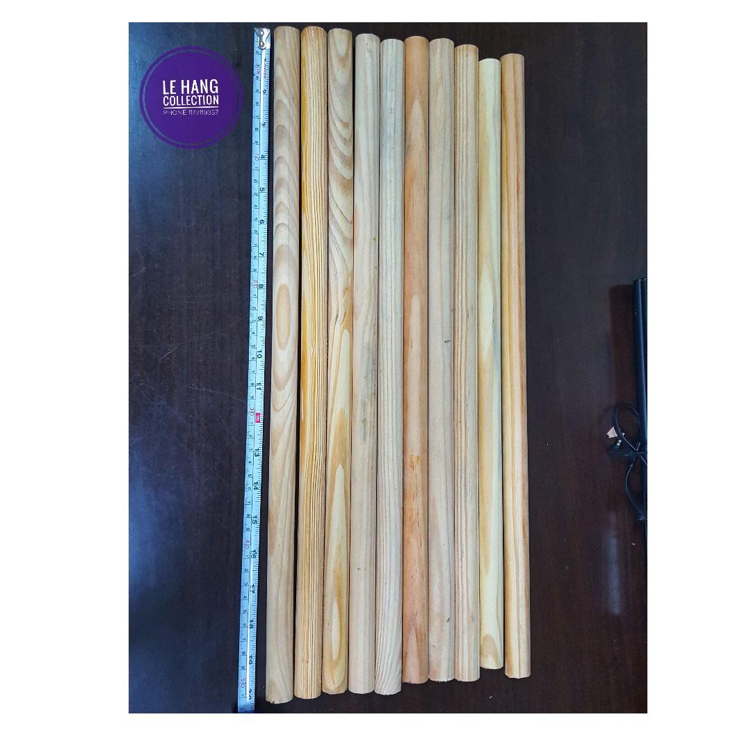 Diy 50cm Wooden Dowel Rod Design Craft Craft Supplies Tools